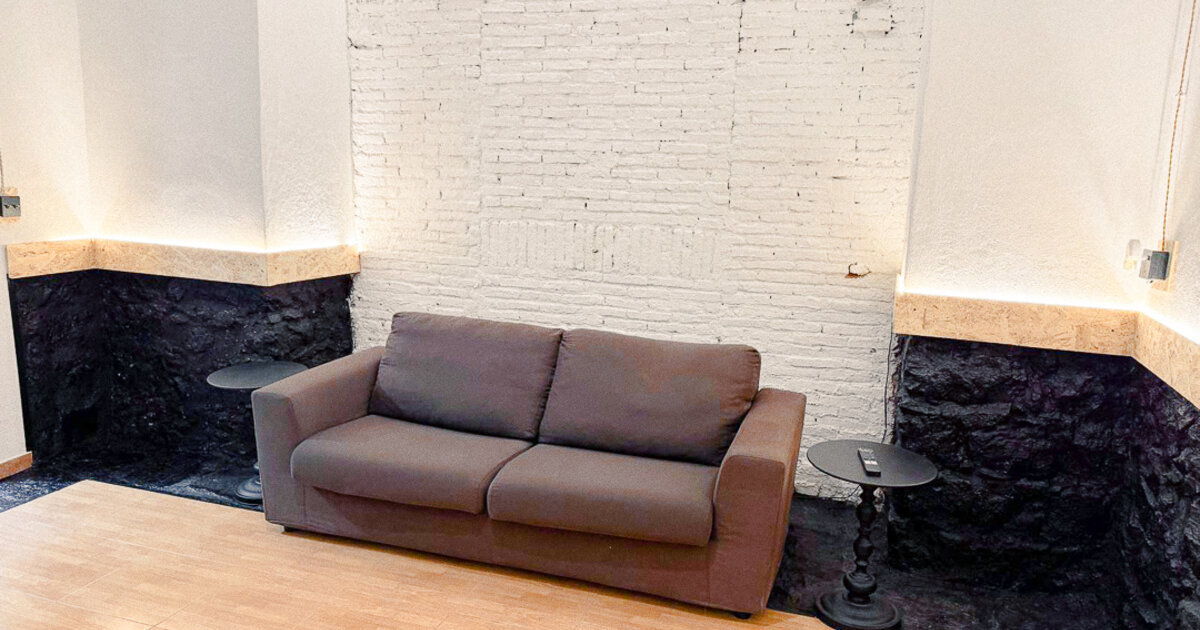 La zona giorno di Lavika Loft con cucina attrezzata